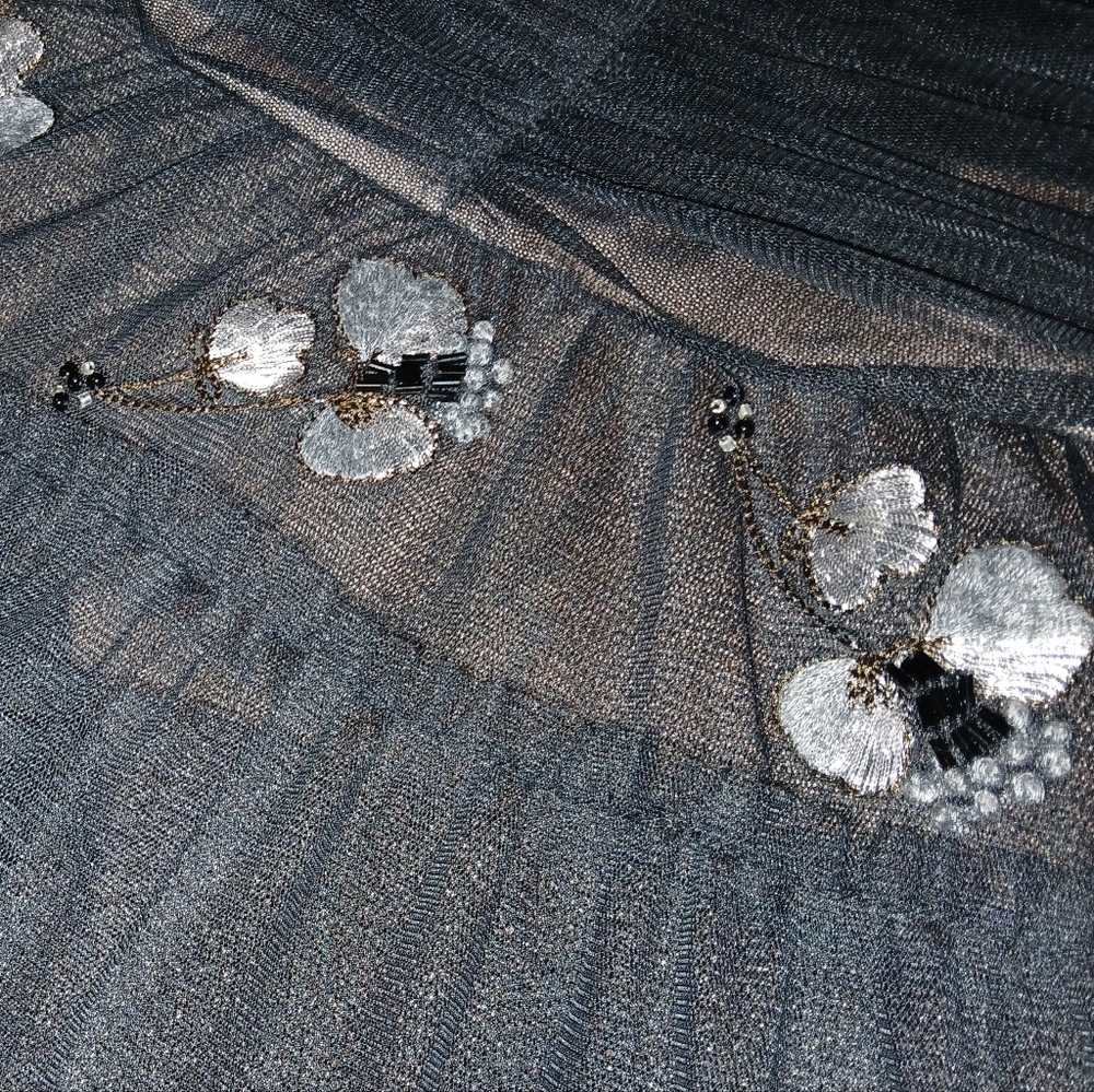 BCBG garden party / tea length cocktail dress - Picture 2 of 7